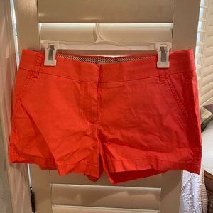 J. Crew Orange Chino Shorts